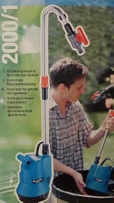 Gardena- Pompe pour Collecteur d'Eau de Pluie - 2200/1 - 300 W maxi - Haut maxi 11 M.