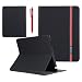 Produktbild Forhouse Hülle iPad 2 / iPad 3 / iPad 4, PU Ledertasche Flip Magnet Etui Mit Standfunktion Ultra Schlanke stoßfest Schutzhülle für iPad 2 / iPad 3 / iPad 4 (Black + Red)