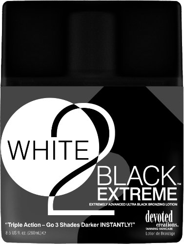 Devoted Creations White 2 Black Extreme Advanced Bronzing Sunbed Lotion 260ml