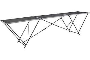 vidaXL Mesa para Empapelar Paredes Plegable Aluminio Acero Mesita Papel Pared