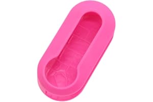 BROVACS Colorful Replacement Combo Shell Cover Compatible with FIAT 500 3 Button Keyless Entry Remote Flip Key Case Fob Pink PG261PKS