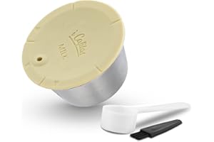 RECAFIMIL Capsula di latte riutilizzabile per Dolce Gusto, in acciaio inox, ricaricabile, per macchina da caffè Dolce Gusto