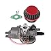 Produktbild Rongzou Vergaser Carb Carby + Roter Luftfilter + Stack Für 2-Takt 47cc 49cc Motor Teile