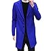 Produktbild Bovake Herren Große Größe Lang Parka Slim Fit Windjacke Strickjacke Mode Winterjacke Baumwolle Mantel Jacke Taste Tops Longsleeve