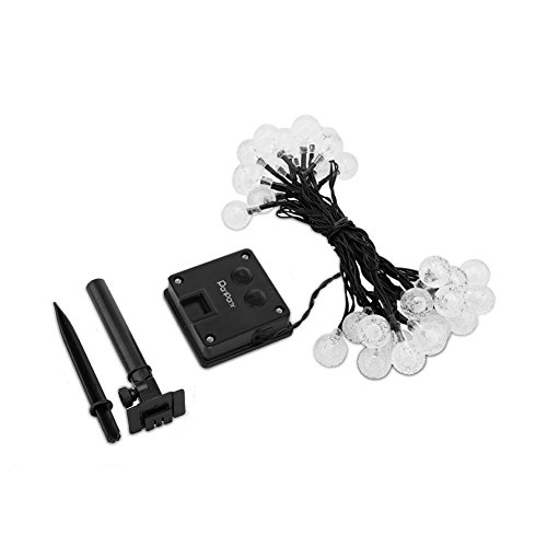 Panpany 50 LED Solar Lichterkette 7m Outdoor Lichter Multi-color Kristall Weihnachtskugel Kugel Licht für drinnen , Garten, zuhause, Rasen, Party oder Feriendekoration - 9