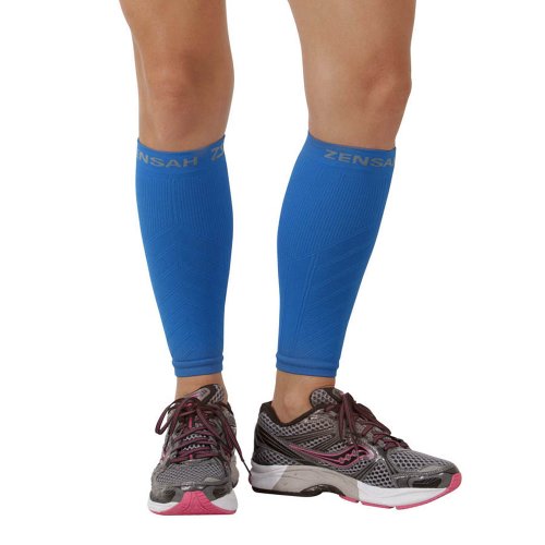 Preisvergleich Produktbild Zensah Bein Kompressionsbandage Kompressionsbeinbandage, Blue, L / XL