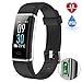 Produktbild Fitness Armband Uhr mit Pulsmesser,iPosible Wasserdicht IP68 Fitness Tracker Schrittzähler Aktivitätstracker Herzfrequenz Smart ArmbandUhr Pulsuhr Schlafmonitor Kalorienzähler für Herren Damen Kinder