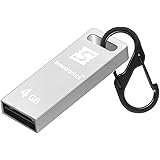 Simmtronics 4 GB Flash Drive USB 2.0 Pendrive with Keychain Hook Metal Body for Laptop and Computer