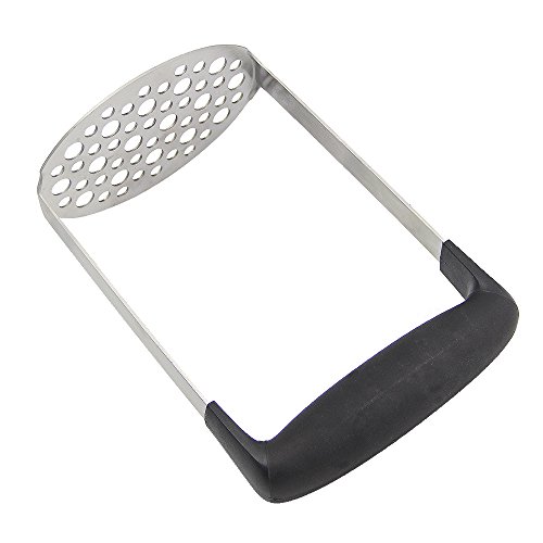 Zilong Kartoffelschleifer, Kartoffel-Schäler aus hochwertigem Edelstahl mit breitem und ergonomischem horizontalem Handgriff, Feines Gitter und Masche Platte, für glatte gestampfte Kartoffeln, Gemüse und Früchte - 6