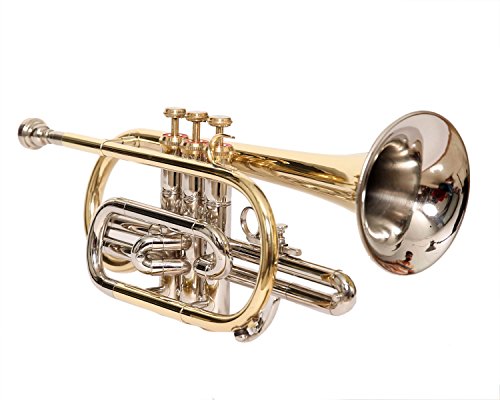 CORNET Bb PITCH BRASS + NICKEL SILVER WITH FREE CASE AND MOUTHPIECE