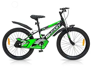 Hi-Fast Smash 20T Cycle for Boys & Girls 7 to 10 Years with Tyre-Tube & Side Stand (Semi-Assembled)