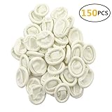 UPZHIJI Finger Cot 150 PCS Latex Anti-Static Finger Covers Finger Tip Rubber Protect Keeping Dressing Dry and Clean (150 PCS)