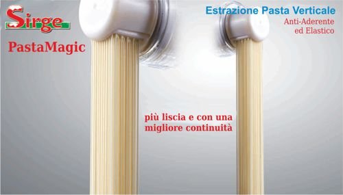 Irge Pastamagic Macchina Per La Pasta 300 W 14 Trafile Uscita Pasta Verticale Per Non Farla Appiccicare 4 Programmi Automatici Per 640gr Di Farina Irge Pastamagic Macchina Per La Pasta 300 W 14 Trafile Uscita Pasta Verticale Per Non Farla Appiccicare 4 Programmi Automatici Per 640gr Di Farina