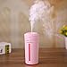 Produktbild KOBWA Mini-Luftbefeuchter, USB-Luftbefeuchter-Luftaufbereiter mit 7 Farb-Nachtlichtern und 230 ml großem Tank, Geräuschfreier Tischbefeuchter für Auto, Schlafzimmer, Reisen, Rosa