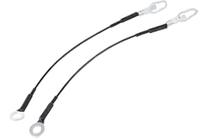 BEDIFFER Cavi per portellone Posteriore a Una Coppia Cavi per portellone Posteriore in Acciaio Inox Cavi per portellone Posteriore Set di Cavi per portellone Posteriore per 93-11,Esterno automobilistico