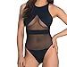 Produktbild Damen Sexy Nachtwäsche Kleid Enge Versuchung Unterwäsche Perspektive Dessous Mesh Garn Große Größe Rock Ein Stück Spitze Teddy Bodysuit Halter Babydoll Schwarz,One Size