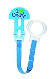 MAM 2 x Schnullerkette – I Love Mummy & I Love Daddy (Blau) - 2