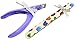 Jewel of London Stainless Steel Professional Precision 5" Purple Lacquer Gem Encrusted False / Fake / Acrylic / Artificial / UV Gel / Fiberglass Nail Tip / Profile / Edge Cutter / Clipper / Trimmer / Slicer with 18 cm Heart Print Cushion Nail File. Certified High Quality Construction, 3 Years No-Risk Guarantee Plus Jewel of London Cashback Offer