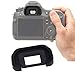 Produktbild KHKJ Camera Rubber Eye Cup EB Eyecup Eyepiece for Canon EOS 60D 50D 5D Mark II 5D2 40D 30D 20D 10D 1100D