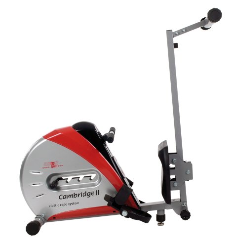 Christopeit Rudergerät Cambridge II, silber rot, 173 x 44 x 53 - 3