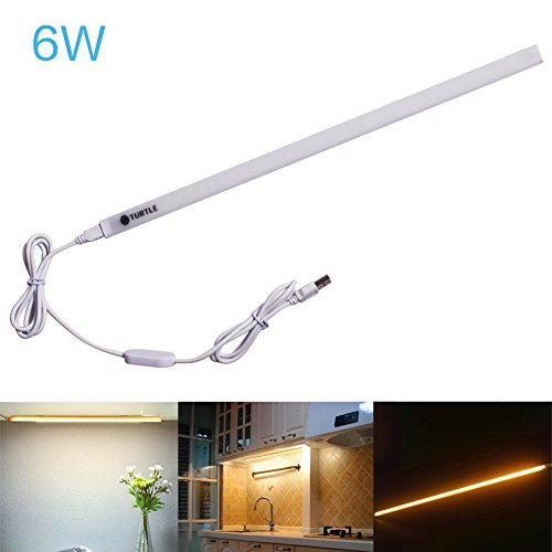 Preisvergleich Produktbild Ryham LED Unterbauleuchte / 26cm / Warmweiß / LED Lichtleiste 6W / mit einem Magnetstreifen installieren / geeignete Lampe für die Küche, hinter Möbel, im Werkraum