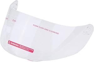 HEADERBS Motorradhelm Visierlinse Windschutzscheibe Ersatz für 316 902 AGV K5 K3SV Helmlinse Ersatz(Transparenz)