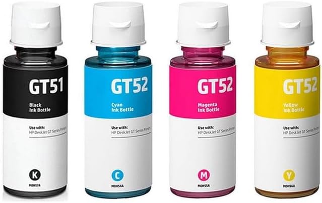 Hp GT51-53 - 52 İnk Tank 410 Uyumlu 4 Renk İthal Mürekkep Seti
