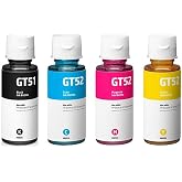 Hp GT51-53 - 52 İnk Tank 410 Uyumlu 4 Renk İthal M&uuml;rekkep Seti