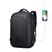 Produktbild Laptop Rucksack, Business Waterproof Travel Rucksack College School Bücher Beutel für Männer Frauen mit USB-Ladehafen passt 18 Zoll Laptop große Kapazität Rucksäcke (schwarz),Black