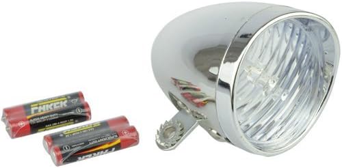 LED Bicycle Headlight (3 Retro Oldtimer Chrome