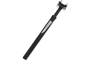 ThinkTop 400mm Bike Seat Post φ27.2 28.6 30.9 31.6mm Suspension Seatpost for Bicycle Shock Absorption 5cm High Stiffness AL6061 Aluminum Alloy Suitable for MTB Road Mountain Bike