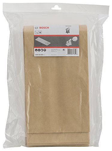 BOSCH Papierfilterbeutel, passend zu GAS 55 M AFC Professional, 2607432036 - 2