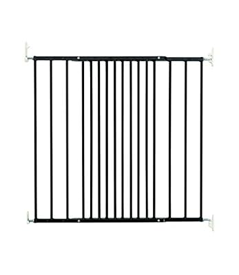BabyDan Multidan Barrière de Porte/Escaliers Métal Noir 62,5 à 106,8 cm