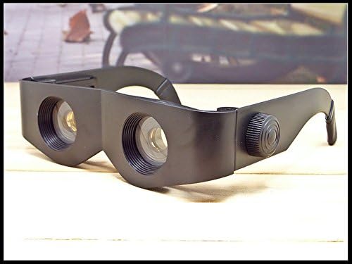 HZJ 3X25 Binoculars Professional Hands-Free Binocular Glasses For Fishing, Bird Watching, Sports, Concerts, Seeing, Camping And Hiking, Plastic Black