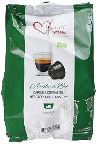 Nescafe Dolce Gusto Compatible Espresso pods, Italian Coffee Capsules (Arabica, 64 Pods)