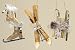 Produktbild Hänger Winter 3er Set Schlitten Ski Schlittschuhe Baumschmuck Wintersport Natur Handarbeit