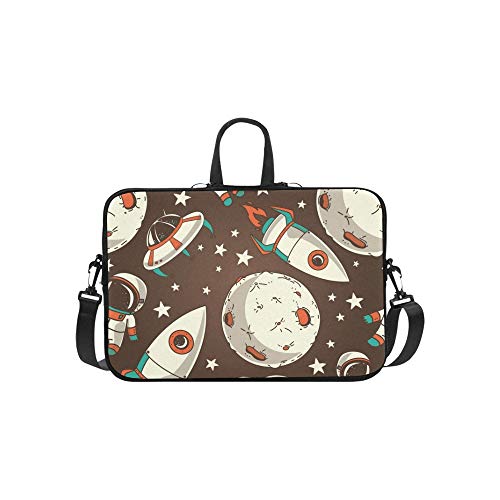 Preisvergleich Produktbild Nette Gekritzel-Astronauten-Planeten-Aktenk... Crossbody-Handtasche für das Geschäftsreisen