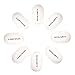 MAKARTT 10Pcs Set White Plastic Nail Art Soak Off Finger Cap Clip UV Gel Polish Remover Wrap Tools