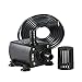 Produktbild Jinxuny Tauchwasserpumpe Ultra-leise Pumpe Einstellung der Durchflussmenge Ersatzpumpe für Wasserspiele Teich Aquarium Statura Hydroponics, 10W 400L / H Hubraum 400cm