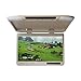 Produktbild CZWXCD 22 Zoll Car Flip Down Monitor HDMI 1080P HD TFT LCD Roof Monitor Ultra Thin Overhead Video Player für Car SD MP3 MP5 LED mit FM-Sender USB,Beige