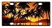 Produktbild dy Tropical Paradise Beach with Palm Trees and The Sea Ocean Theme Novelty Car License Plate Cover Decorative Front Plate 12" x 6"