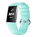 Produktbild MMLC Fitbit Charge 3 Armband Sports Silicone Bracelet Strap Band (Mint Green)