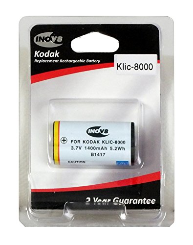 Preisvergleich Produktbild Inov8 Digitalkamera-Akku als Ersatz für Kodak Klic-8000