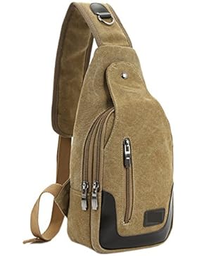 Canvas Herren Damen Messenger Bags Sport Cross Body Umhängetasche Brusttasche Sling Packs