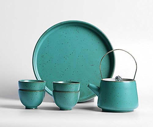 Ceramic Story Handmade Porcelain Japanese/Chinese Kungfu Gongfu Tea Set with Teacups &amp; Tea tray