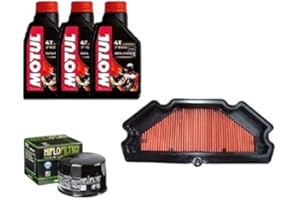 MG KIT KIT TAGLIANDO KAWASAKI Z650 NINJA 2017 OLIO MOTUL 7100 10W40 FILTRO OLIO ARIA