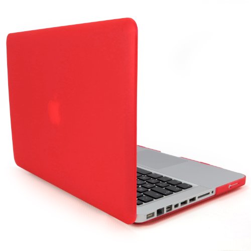 Incutex Notebookhülle für Apple Macbook Pro 13" Zoll !!!Retina!!!, Hardcase, Schutzcase, Etui, Matt Rot