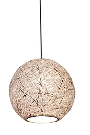 Salebrations Hanging Globe Lamp Thread with Banana Fiber