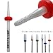 CRYSTALUM® Ceramic Nail Drill Bit Cuticle Cleaner Trimmer Electric Rotary Nail File (Fine)