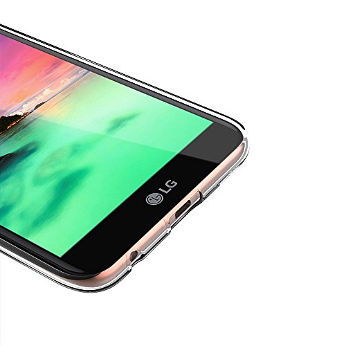 LG K10 2017 Hülle Case, Elekin LG K10 2017 Plus Case silikon Hülle Crystal Clear Premium Durchsichtig Handyhülle Backcover Durchsichtig hülle Transparent Case Schutzhüllen TPU Case für LG K10 2017 - 4